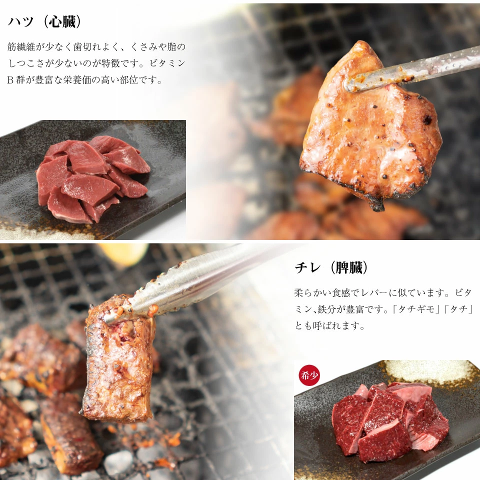 ミックスされている部位