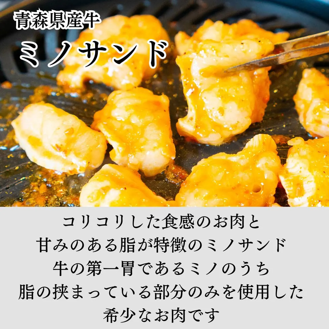 おためしセット内容5：ミノサンド200g